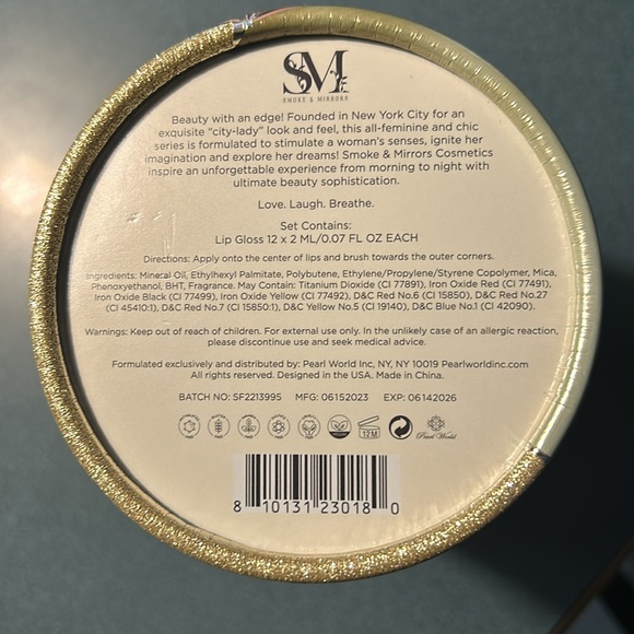 NWT SET OF TWELVE Smoke & Mirrors Gloss On Lip Gloss Set - Picture 2 of 6